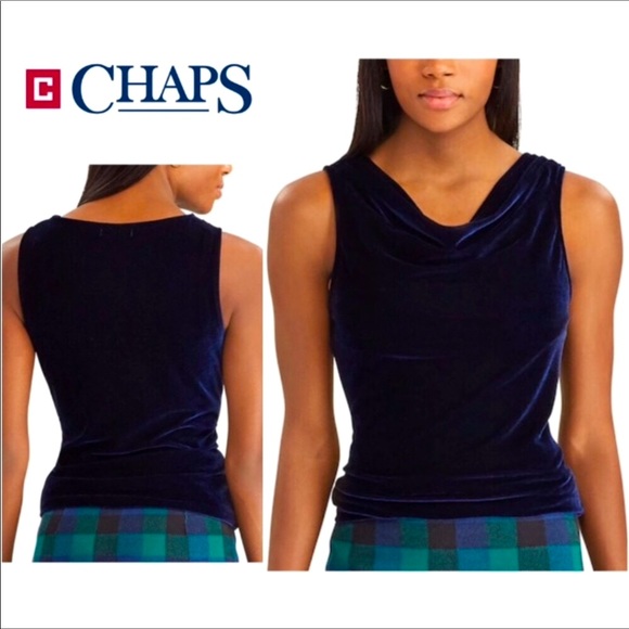 Chaps Tops - 💙CHAPS VELVET TOP💙